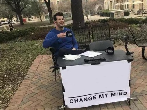 Change My Mind meme about Magic Scoop